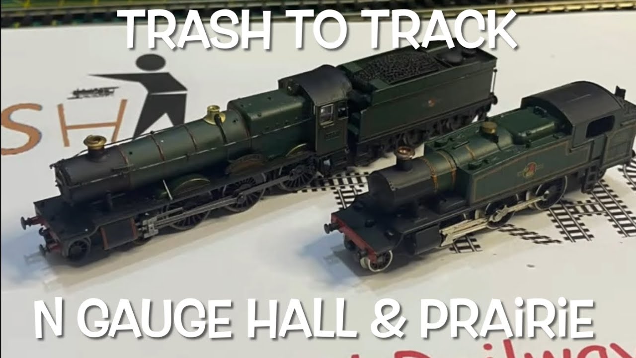 Trash To Track. Episode 46. N gauge Hall & Prairie Locos.
