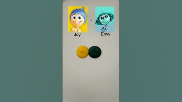 Mixing Emotions from InsideOut 2 - The Result Will Surprise You! (Part 4)#asmr #colors  #insideout2