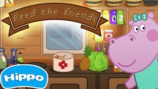 Hippo🌼 Cooking games: Feed funny animals 🌼Promo-clip screenshot 2