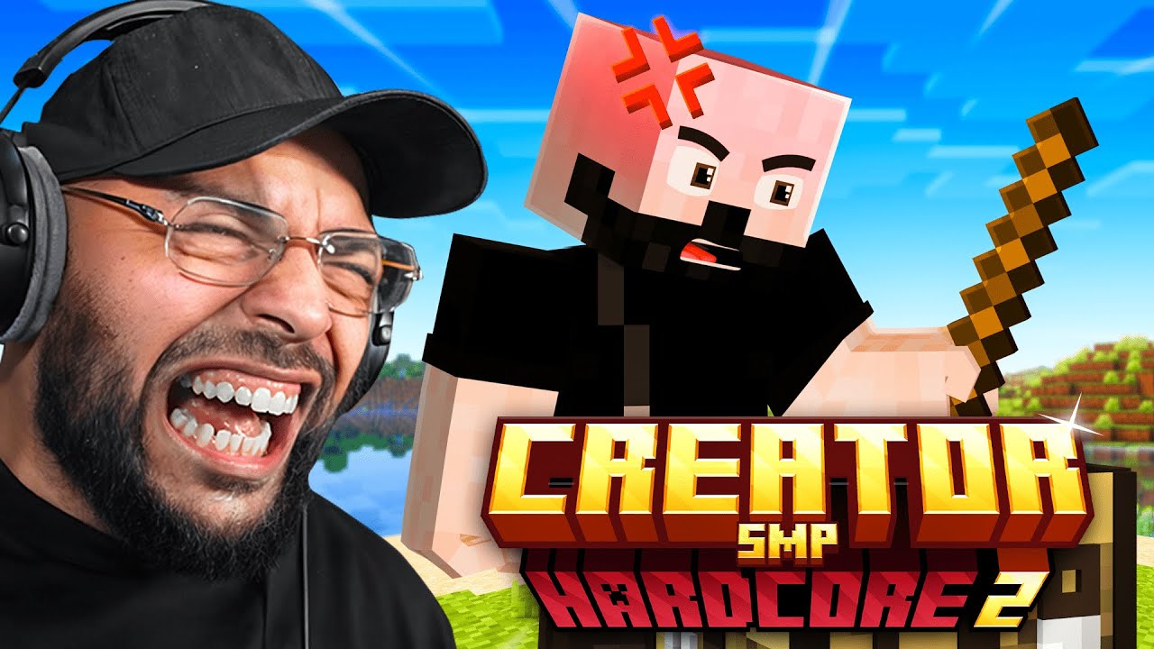 Overleef Ik Mijn Eerste Dag In Hardcore Minecraft? (Creators SMP)