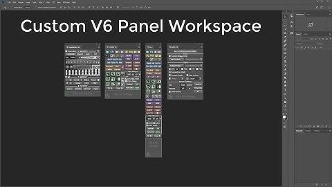 TKActions V6 Panel Custom Photoshop Workspace