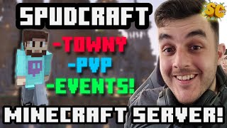 🔥Come join my Minecraft server!🔥 Spudcraft.gamesservers.io