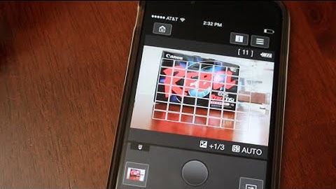 Reconnect Canon T6i To iPhone Smartphone WiFi And Canon Camera App