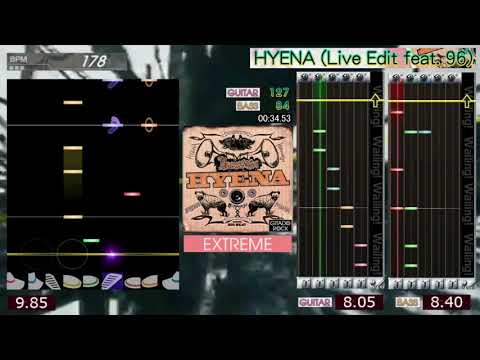 GITADORA / HYENA (Live Edit feat. 96) - EXTREME (GITADORA GuitarFreaks & DrumMania)