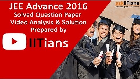 JEE Advanced 2016 Video Solution for Mathematics - Paper - 2 Q50-Q54
