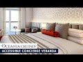 Oceania Vista | Accessible Concierge Veranda Stateroom | Full Walkthrough Tour &amp; Review 4K