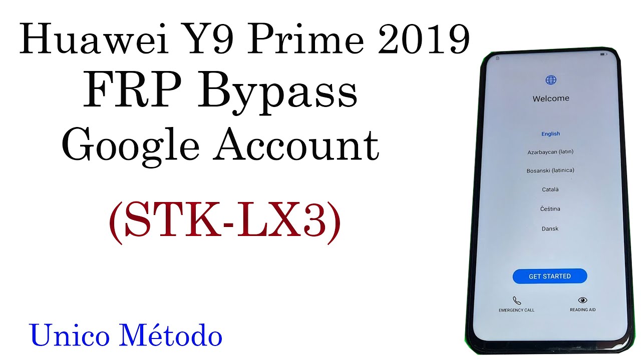 FRP Huawei Y9 Prime 2019 (Y9S/STKLX3) Remove Google Account (POR FIN