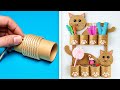 ♻️ DIY ПОДЕЛКИ ИЗ КАРТОННЫХ ТУБОЧЕК 🎨 Легкие Идеи для Дома 🏡💖