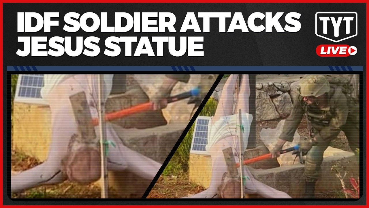 IDF Confirms VIRAL Photo of Soldier ATTACKING Jesus Statue!! CHAOS In The Strait of Hormuz.