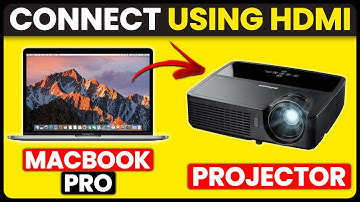 How To Connect MacBook Pro To Projector Using HDMI (Set Up MacBook Pro To Projector Using HDMI)