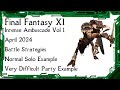 Ffxi  intense ambuscade vol one april 2024 battle strategies and normal solo battle examples