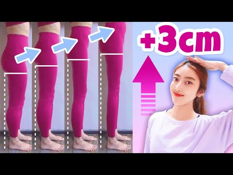 GROW TALLER & GET LONG LEGS With This Exercise & Stretch! Slim & Long Leg Stretch
