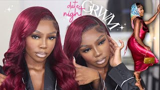 3in1 Date Night GRWM | Wig Install, Soft Glam Makeup, & Date Night Outfit