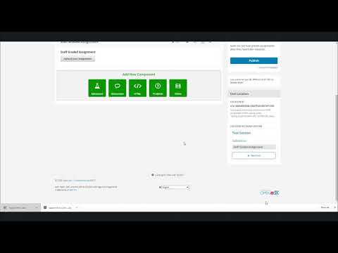 Staff Graded Assignment | BuX | Open edX - Full Tutorial