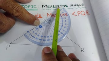 How to measure angle using protractor-easy method