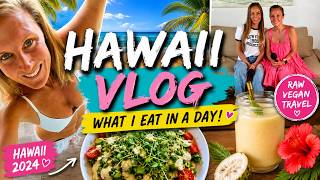 RAW VEGAN FOOD TOUR IN HAWAII | EVERYTHING I ATE! π₯π