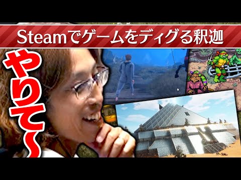 Steamでゲームを大量にディグる釈迦