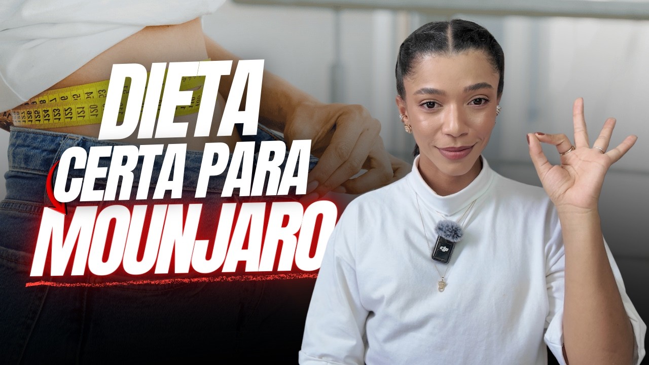 A MELHOR DIETA para quem usa MOUNJARO | Mais Emagrecimento e Menos Efeito Colateral