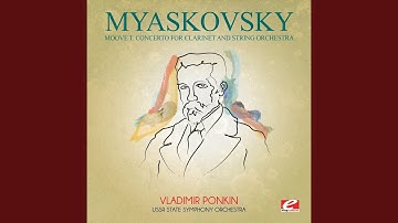 Moove T. Concerto for Clarinet and String Orchestra: I. Allegro