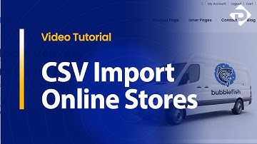 Create Online Stores with a CSV File
