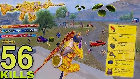 56 KILLS NEW RECORD ON 4.1 UPDATE.  PUBG MOBILE