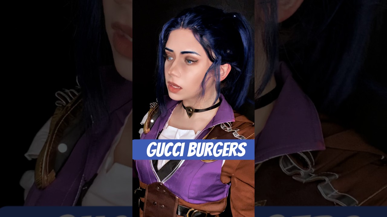 Gucci burgers 🥰 Caitlyn Kiramman #cosplay | Arcane #arcane #caitlyn #caitvi