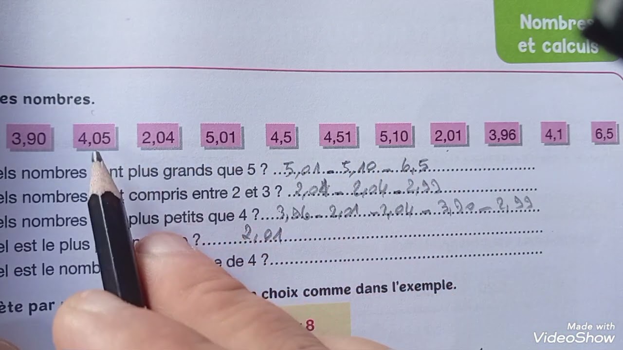 Leçon 17 CM1 .page 69. Faire des Maths