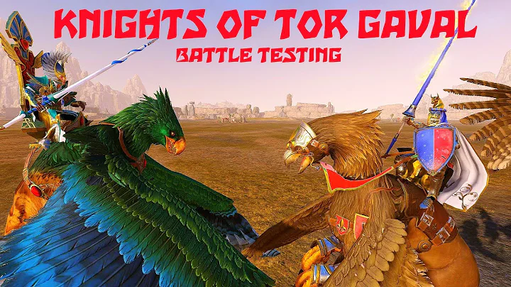 Knights of Tor Gaval. Battle Testing. Total War Warhammer 2