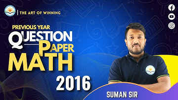 Math TET-I || PREVIOUS YEAR QUESTION || 2016 ||