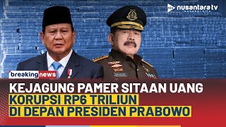 Download lagu [BREAKING NEWS] Kejagung RI Pamer Sitaan Uang Korupsi Rp6 Triliun di Depan Presiden Prabowo | NTV