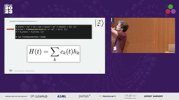 Convenient Time Dependence in QuantumOptics.jl | Ashley Milsted | JuliaCon 2023