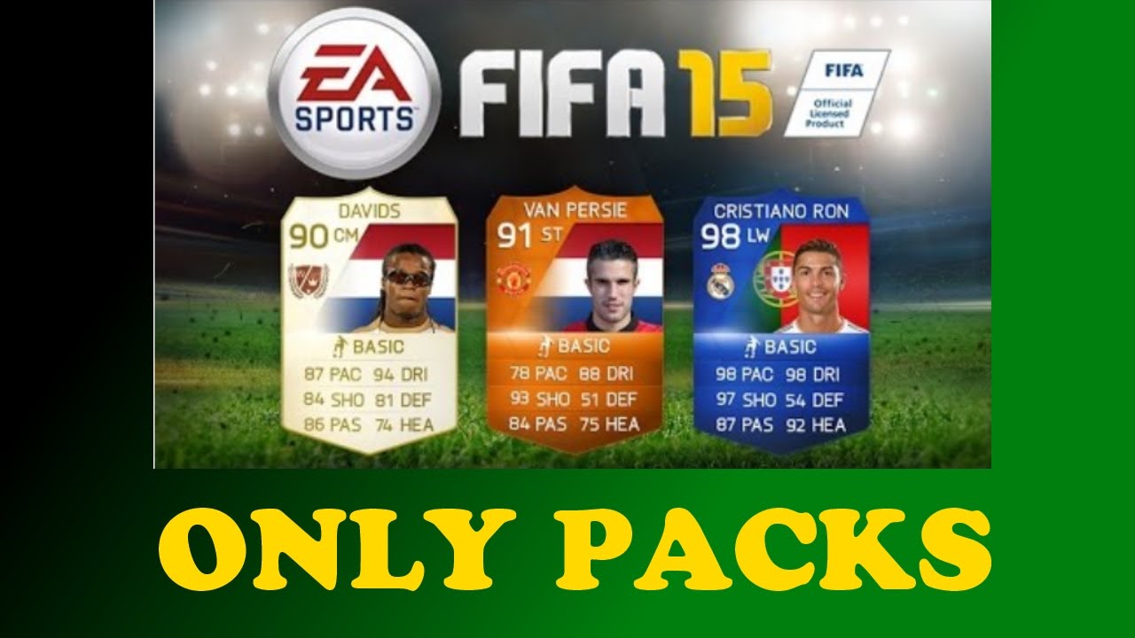 Only packs. Only Pack.