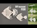 DIY Macramé Fish 🐟 Beach House Decor