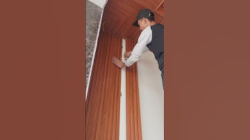 Hướng dẫn thi công tấm ốp lam sóng ốp tường | Tấm nhựa ốp tường lam sóng  | Lê Hạ Haroma