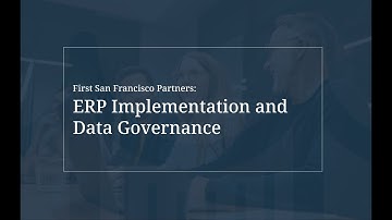 FSFP ERP Implementation and Data Governance