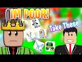 Pretending to be POOR then GIVING AWAY PETS (Adopt me Roblox)