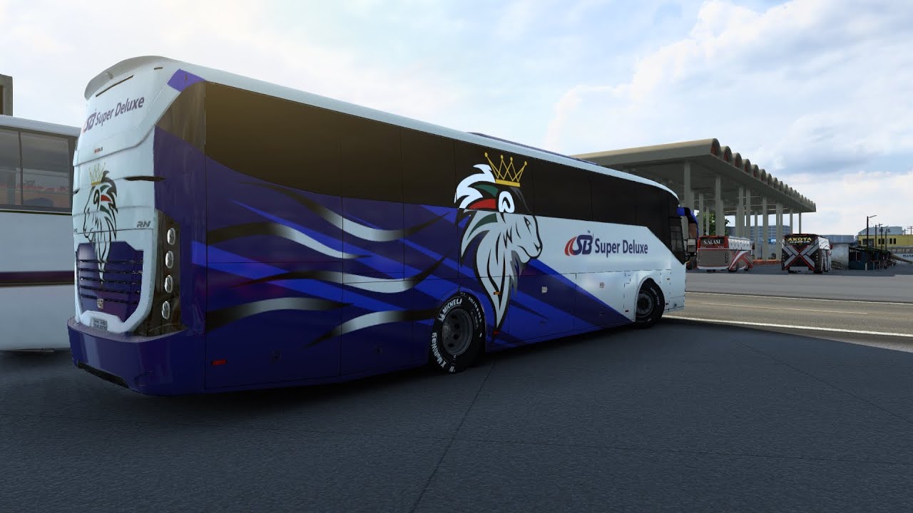 SB Super Deluxe Dhaka kustia Hino RN8 Requested Route ETS2 sb-super-deluxe-dhaka-kustia-hino-rn8-requested-route-ets2