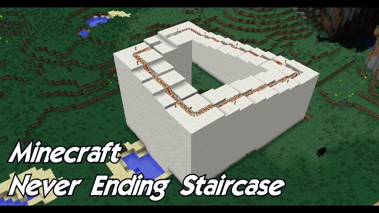 Impossible world site blog: Endless staircase in Minecraft