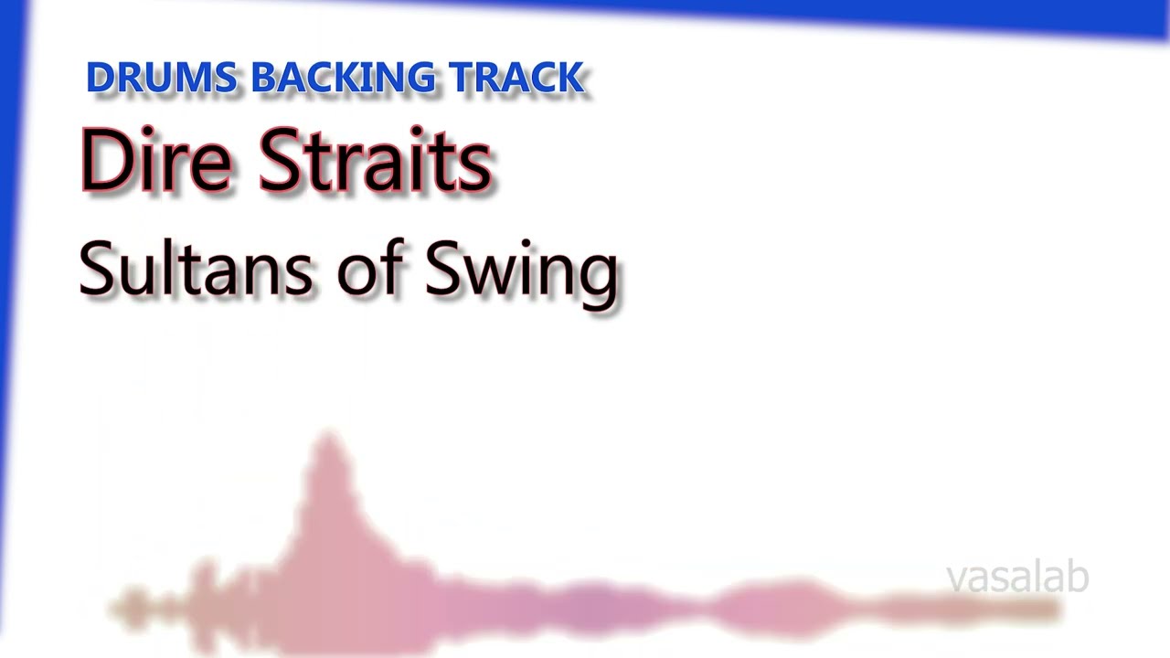Dire Straits - Sultans of swing | Drums only | Original backing track Remastered