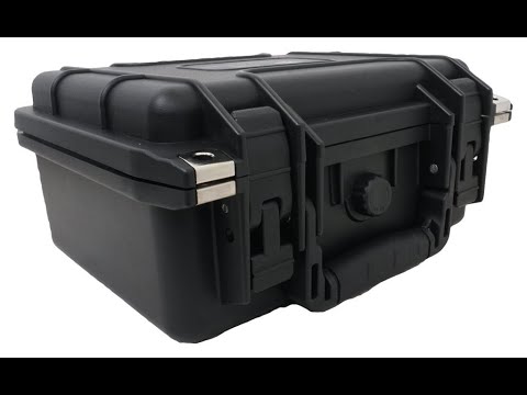 CASEMATIX Hard Shell 9mm Ammo Box for 5.56, 223 or 9mm Bullets - 8  Waterproof Airtight 84 Slot Ammo Case with Custom Impact Absorbing Ammo Can  Foam