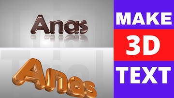 How To Make 3D Text On Aurora 3D Animation Maker || How to Create Animation Text  Hindi, Urdu
