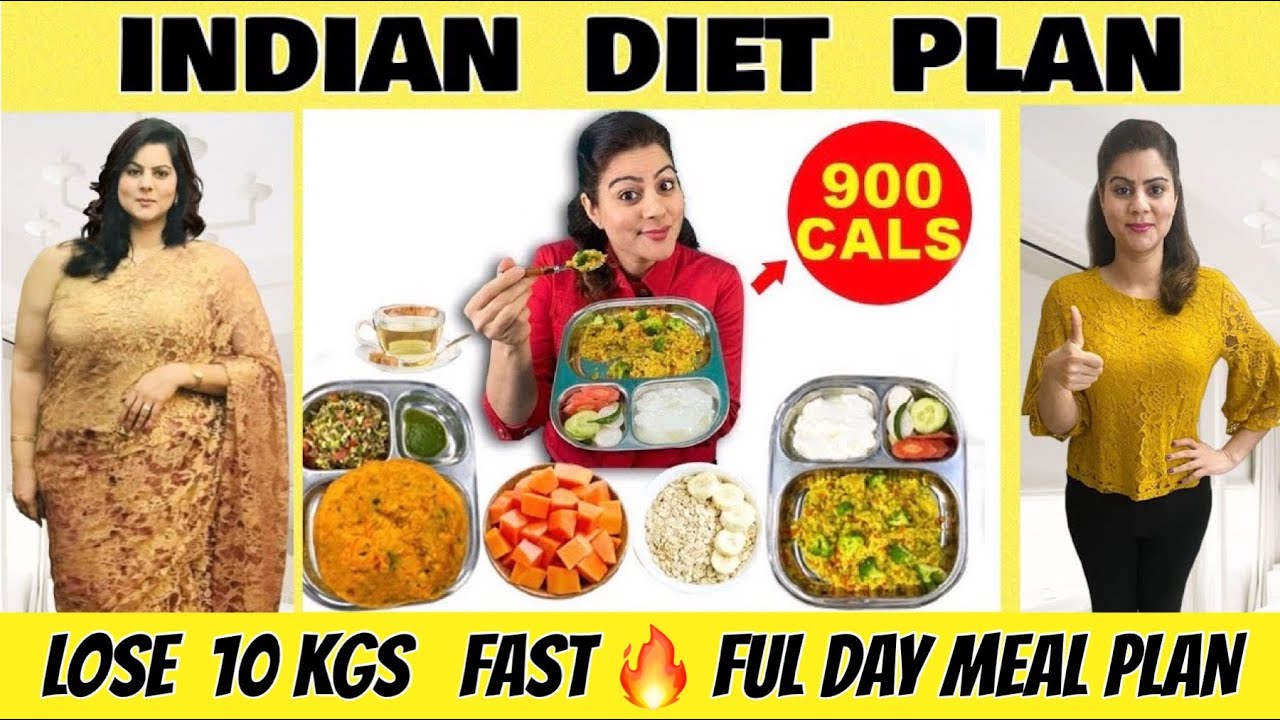 Indian Diet Plan to Lose Weight Fast  Indian Meal Plan for Fast Weight Loss  in Hindi -Natasha Mohan 