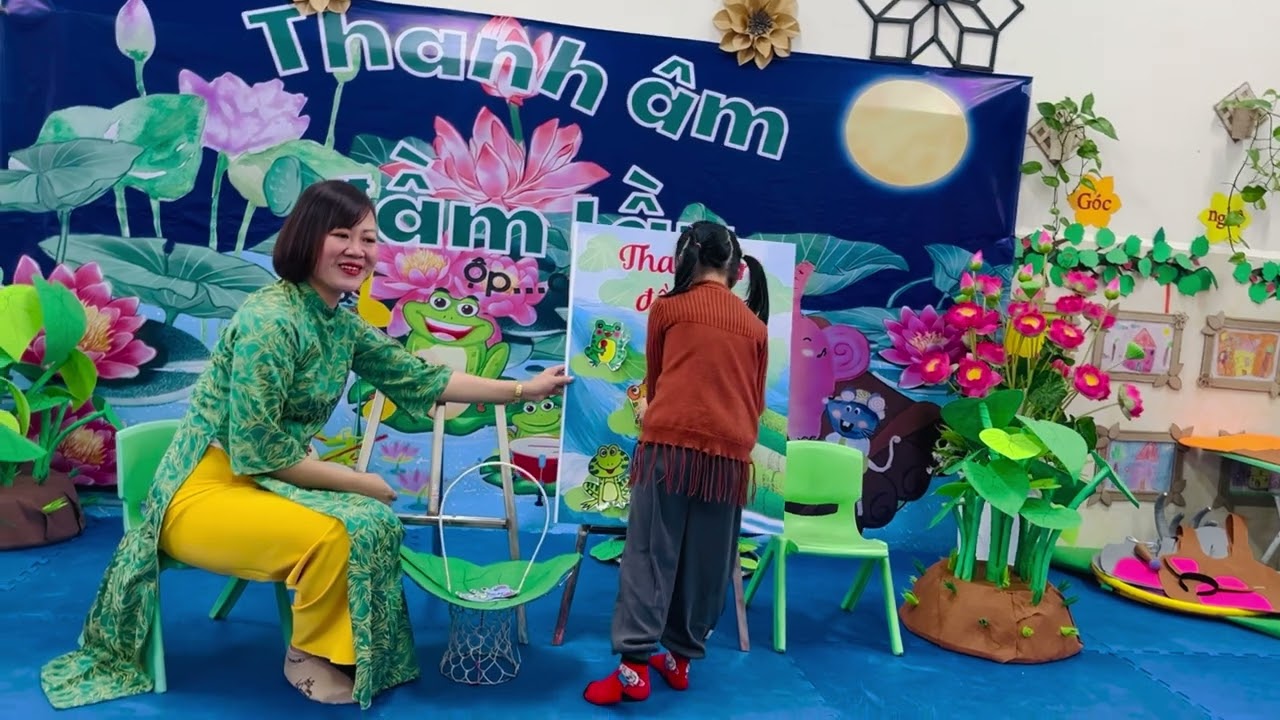 Kể chuyện Thanh âm đầm lầy - MG 5t - Trường MN Tân Hương