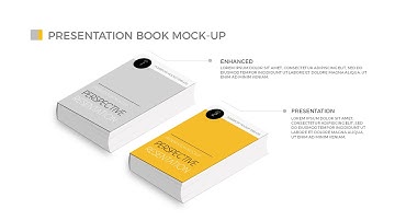 Perspective Powerpoint Book Mockup Templates
