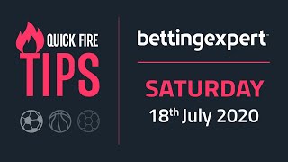 In this the best bets video series, we are presenting top 3 betting
tips today. get more hot for today by creating a free bettingexpert
acco...
