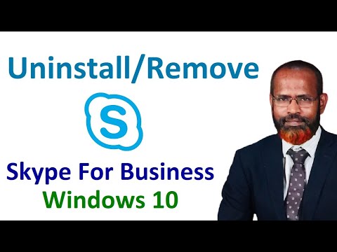 How To Uninstall Skype For Business From Windows 10