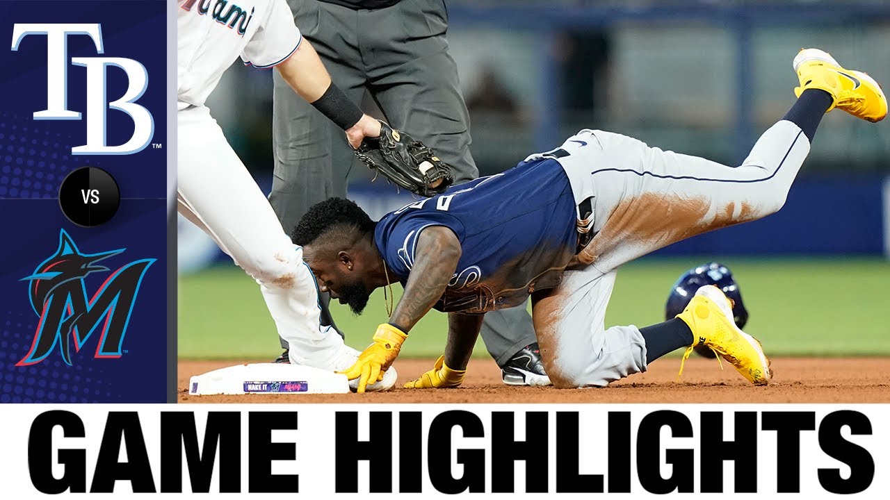 Rays vs. Marlins Game Highlights (8/31/22) | MLB Highlights - YouTube