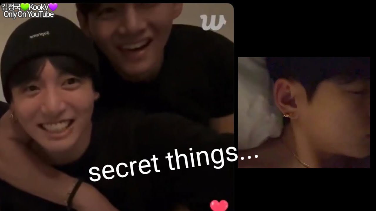 Secret Things in Taekook live today