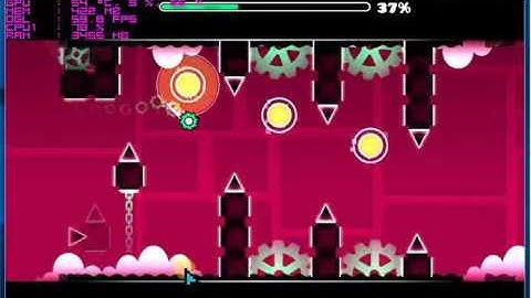 Geometry Dash - Clutterfunk (Insane) 3 Coins