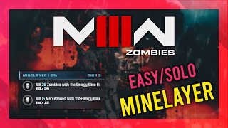 Minelayer (Tier 3) | MW3 Zombies GUIDE | Quick/Solo | MWZ Mission Tutorial